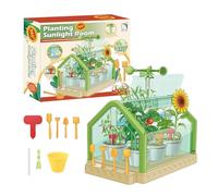 Serre Enfant,Mini Serre Enfant,Ma Serre High-Tech,Kits De Laboratoire pour Les Amateurs De Plantes,Mini Jardinier,Expériences De Culture De Plantes,Kits d'Expériences pour Les 7 Ans Et Plus