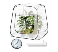 Serre escamotable for extérieur, intérieur, Maison de Fleurs, Mini Tente Protection Contre Le Gel, pièce d'hiver for Plantes(70x70x80 cm)