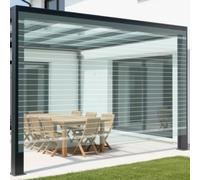 Serre Feuille de Toit Transparente 120 x 3300 cm Aux Intempéries Feuilles de Toit Transparent Flexible Résistante pour Jardinage Abri de Voiture Agriculture, 0.8mm