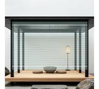 Serre Feuille de Toit Transparente 150 x 1000 cm Résistants Aux UV Plaques de Toiture en Polycarbonate Flexible Résistante pour Jardinage Extérieur, Agriculture, 1.8mm