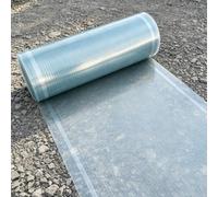 Serre Feuille de Toit Transparente 150 x 1300 cm Résistants Aux UV Plaque de Toiture Facile à Couper pour Jardinage Extérieur, Agriculture, 1.8mm