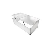 Serre sans Fond à 2 Trappes Mini Serre de Jardin Abri Plantes Balcon vidaXL