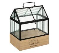 Serre ""House"" bois 26x30cm - Atmosphera createur d'interieur