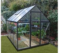 Serre hybride en polycarbonate 1,85 x 2,46 m Palram - Canopia gris