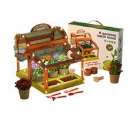 Serre interactive pour enfants avec lumières LED et panneaux en acrylique solides pour s'amuser en famille