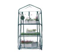 Serre intérieure : serre renforcée compacte à 3/4 niveaux avec roues de verrouillage, serre de jardin compacte portable pour cultiver des légumes, FL