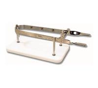 Serre-jambon professionnel. Modèle très robuste en acier inoxydable poli. L 620 mm. G