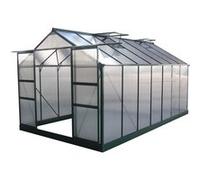 Habitat et Jardin - Serre de jardin polycarbonate Dahlia 13,29 m² Vert sapin