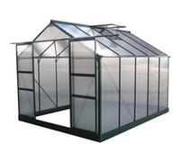 Serre jardin polycarbonate Dahlia Vert Sapin 7,67 m² Vert. G