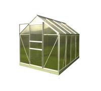 Serre jardin polycarbonate Diamant 86 + Base - 4,75m²
