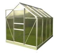 Serre jardin polycarbonate Diamant 86 + Base - 4,75m²