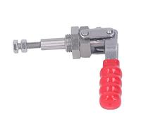 Serre - Joint à Bascule Poussée - Tirage, Poussoir en Acier Inoxydable, Force de Serrage 91kg - Libération Rapide, Poignée Antidérapante, Usage Polyvalent pour Bricolage et Menui