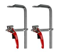 Serre joint à levier 250mm X2 - Rapide - Force de serrage 250kg - Grande envergure 250mm - Col de cygne 120mm - Acier forgé