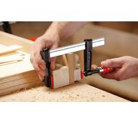 Serre-joint à vis en fonte malléable BESSEY TP200S14BE avec poignée en bois, 2000/140 mm