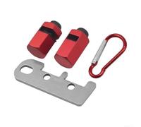 Serre Joint Angle 90° en Alliage d'Aluminium - Étau d'Angle pour Menuiserie et Soudure - Fixation Rapide pour bois et Métal - Outil pour précis 13x11cm(red)
