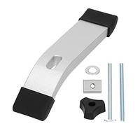 Serre - joint de Maintien Métal M8 Filetage, Ensemble pour TTrack, Aluminium Rouge - Fixation Solide, Glissement Fluide, Adapté au Travail du Bois (Blanche)