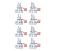 Serre - joint de Mise à Terre Magnétique pour Soudure, Portable, 8 Pièces - Renforce l'Efficacité, Fixation Sécurisée en Acier, Usage Polyvalent (L)