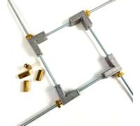 Serre-joint de précision pour cadre jusqu'à 115 cm, Collier de serrage pour la fixation du périmètre des cadres, des étagères et des armoires | Woodfan