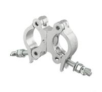 Serre-joint de scène en alliage d'aluminium 30 mm double pour collier de serrage pour tuyau avec installation manuelle pour feux de faisceau de tête mobiles et projecteurs LED dans les théâtres