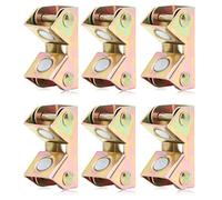 Serre - Joint de Soudure Magnétique 6 Pièces, Fixation Type V Ajustable en Acier Inoxydable, Outil de Positionnement - Fixation Stable, Matériau Durable, Usage Polyvalent