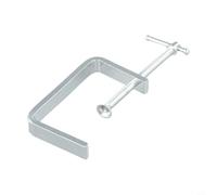 Serre-joint en acier allié de 50 à 100 mm pour le travail du bois, le plastique et le métal avec serrage stable et filetage lisse (0-100 mm)