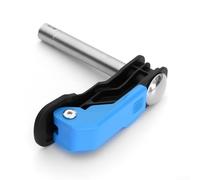 Serre-joint en aluminium de type F pour projets de travail du bois avec réglage de l'angle réglable et bande diamant antidérapante (2 pièces, 20 mm)