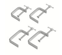 Serre-joint en C de 50 à 100 mm pour le travail du bois, le perçage et la fixation, construction en alliage d'acier avec serrage stable (0-50 mm)