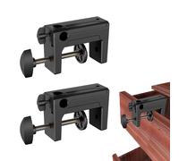 Serre Joint en C, Pinces en C Universelle Pince de Fixation Plastique Serre-Joints C pour Clôture Tiroir Accessoire de Montage Serre Joint Pince C, 2 Pièces, Noir