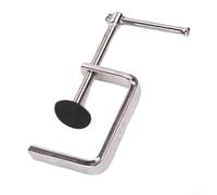 Serre-joint en G entièrement métallique pour le travail du bois avec vis filetée de précision et corps renforcé pour des tâches de serrage robustes (0-50 mm)