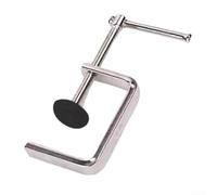 Serre-joint en G entièrement métallique pour le travail du bois avec vis filetée de précision et corps renforcé pour des tâches de serrage robustes (0-75 mm)