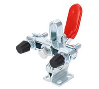 Serre-joint horizontal à dégagement rapide, en acier à haute teneur en carbone, à double tête, 17,5 cm, capacité de 227 kg, robuste et réglable pour atelier de menuiserie