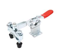 Serre - Joint Horizontal Double Tête, Capacité 500lb, Acier Zincé, Clip Rapide - Construction Robuste, Mécanisme Sécurisé, Usage Industriel et Atelier