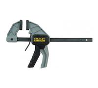 Stanley Fmht0-83232 Serre-Joint M 150 Gamme FatMax - Travaux De Précision - Patin De Protection Amovibles - Rainure En V Pour Maintien Des Tubes - Rail En Acier - Corps En Nylon Renforcé