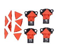 Serre Joint Menuisier Pince de Serrage 60° 90° 120° Pour Bois, Clip d'Angle Compact Orange - Fixation Rapide, Opération à Une Main, Outil Portable pour Bricolage et Menuiserie