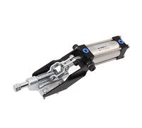 Serre - Joint Pneumatique Acier au Carbone, 25,7 x 5,8 x 9 cm, Force de Serrage 272 kg - Haute Précision Automatique, Facile à Utiliser, Idéal pour Production Industrielle