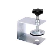 Serre-joint pour installation de tiroir Gabarit de menuiserie, outil d'armoire, accessoires meubles maison, pinces d'installation façade tiroir en acier, clips panneau, à main(Silver-1Pc)