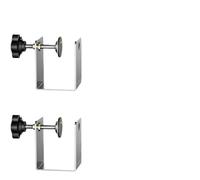 Serre-joint pour installation de tiroir Lot de 2 clips fixation for panneau tiroir, outil auxiliaire menuiserie, support pince en G réglable, surface supérieure