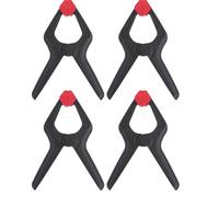 Serre-joint Toolcraft, lot de 4, 40 mm 5 kg TOOLCRAFT 1611470 Envergure max.:40 mm Longueur: 115 mm Mesures d'empattement:50 mm