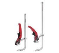 Serre-joints à fermeture rapide - Rouge - Pince de guidage de scie - Force de serrage 180 kg - Pour le travail du bois, la construction navale