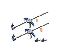 Serre-Joints à Libération Rapide - Pack de 2 - Ouverture 60,96 cm - Capacité 154 kg - Acier