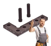 Serre-joints d'Angle pour Menuiserie | Outil d'Équerre à 90 Degrés | Équerres de Construction Multifonctions | pour Construction, Menuiserie, Ébénisterie, Cadrage, Meubles, Mesurage et Positionnement