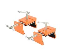 Serre - joints d'Armoire 2 Pièces, Clamp de Cadre de Porte Rapide, Alliage d'Aluminium et Acier - Fixation Sécurisée, Guide de Perçage Flexible, Montage Facile pour Ébénistes et