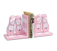 Serre-Livre Antidérapants Creative Princess Shoe Shape Bookend Home Decoration Livre termine Titulaire de l'étagère for Filles Bibliothèque