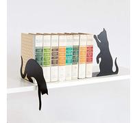 Serre-Livres Chats Arti & Mestieri Noirs (H23 x 24cm)