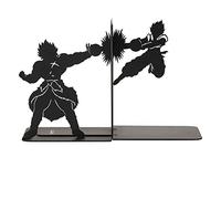 Serre-livres créatifs en métal robuste Dragon Ball, séparateurs de livres décoratifs, organisateur de livres, fournitures scolaires, de bureau et de maison / 1143 ( Color : Black , Size : A )