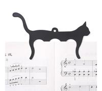 Serre-livres de musique - Serre-livres sur le thème du chat - Clips en métal utiles pour jouer et pratiquer en plein air | Pour piano, guitare et violon pour fermer les pages des