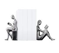 Serre-livres décoratifs la décoration intérieure, serre-livres étagères décoratives, 2X modernes et robustes au design abstrait, décoratifs, Supports de antidérapan