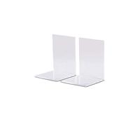 MAUL Serre-livres en acrylique 10 x 8 x 10 cm transparent – Lot de 2