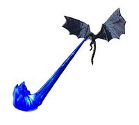 Serre-livres en forme de dragon volant - 24,5 x 18 cm imprimé 3D - Extrémités d'étagère décoratives, supports de livres lourds | Décoration de bureau gothique, cadeau sur le thème médiéval pour hommes