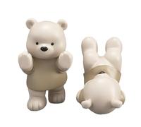 Serre-livres en forme d'ours mignon pour | Serre-livres en forme d'ours pour étagères, serre-livres pour , décoration d'intérieur, base antidérapante, anti-poussière pour bureau, salon